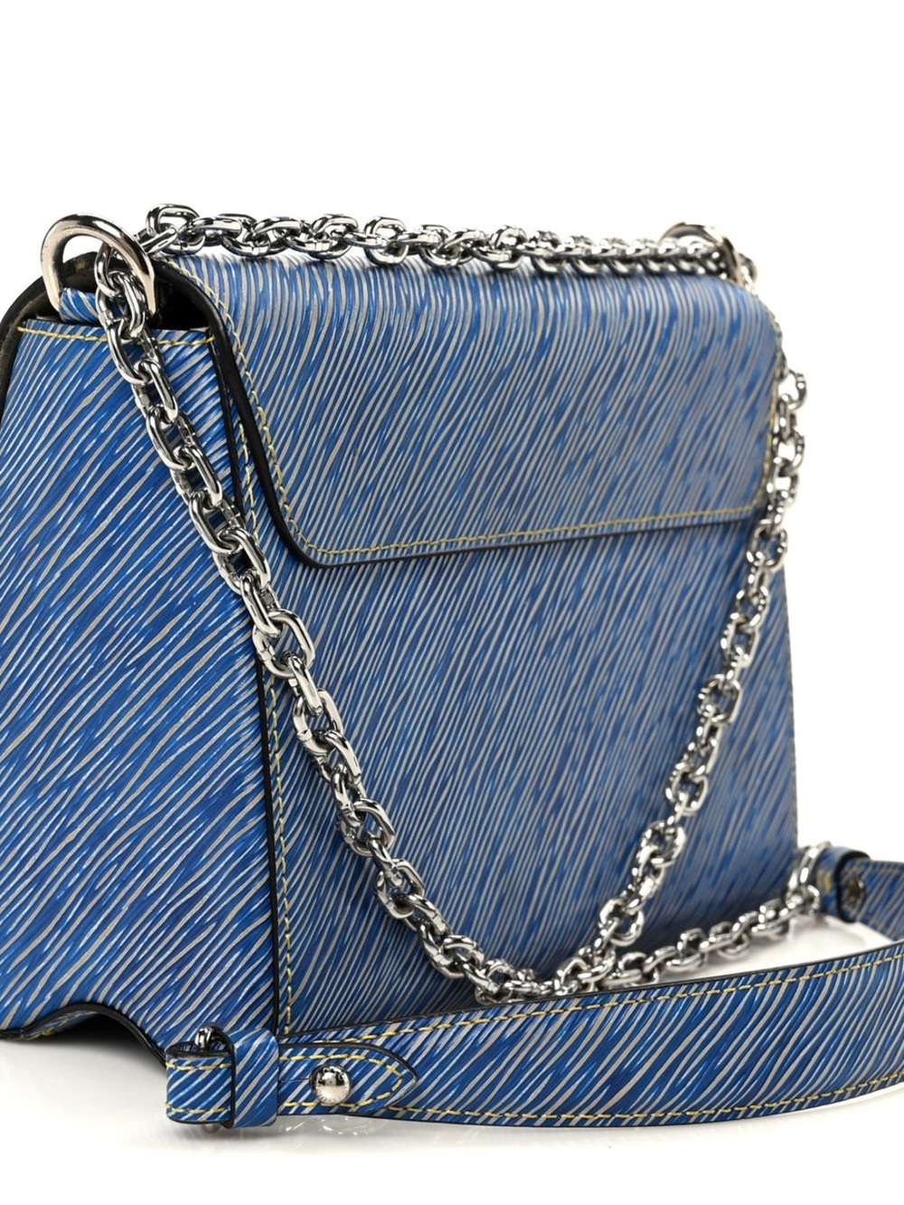 Louis Vuitton Epi Twist MM Denim Light Blue Shoulder Crossbody Bag - Picture 16 of 16